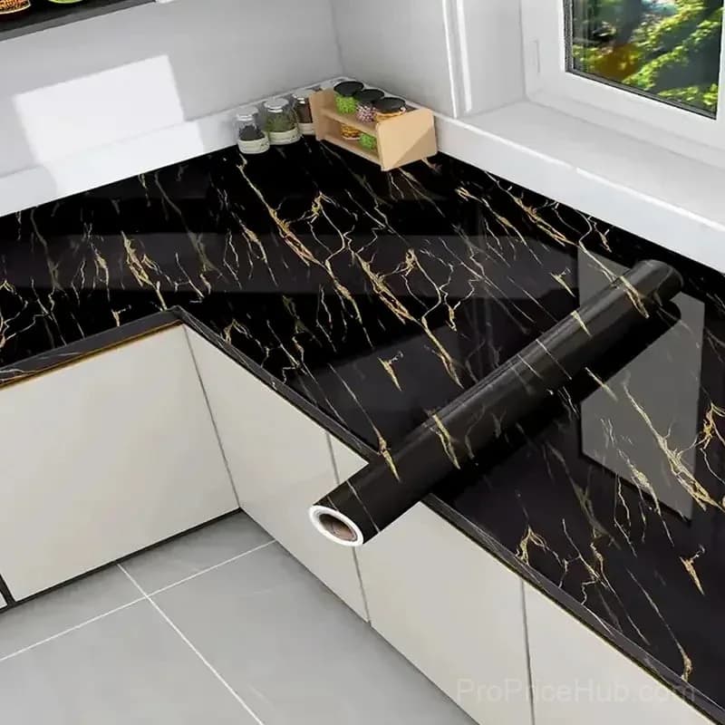 Gold Marble Self-Adhesive Wallpaper Roll - View 7