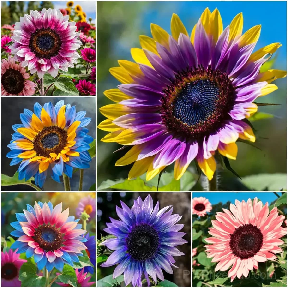 ColorBurst Sunflower Seeds for Planting - Main