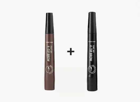 Waterproof 4-Tip Beard and Eyebrow Pen, Light Brown - View 29