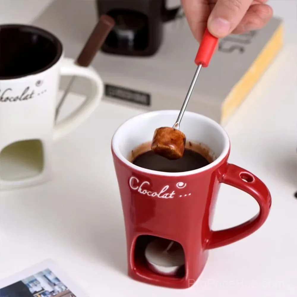 Black Chocolate Fondue Mug, 1-Piece - View 7