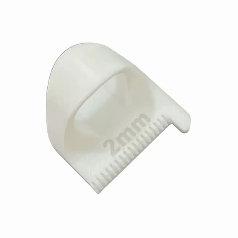 White 2mm Edge Stitch Lock Sewing Gauge Tool - Main