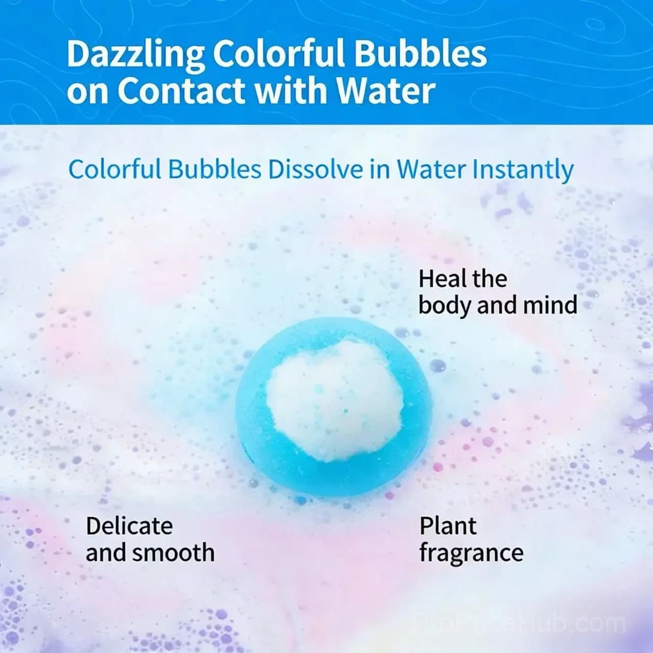 Bath Bombs for Kids with Surprise Inside, 12 Pack Gift Set - View 4