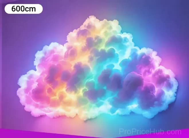 DIY USB-Powered Thundercloud LED Light Decor, 200 cm - View 8