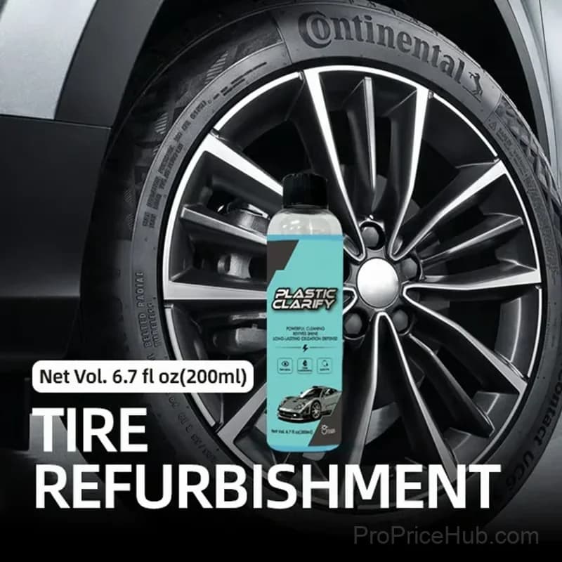 Multipurpose Car Plastic Restorer Spray, 200ml with Towel & Sponge - Alt