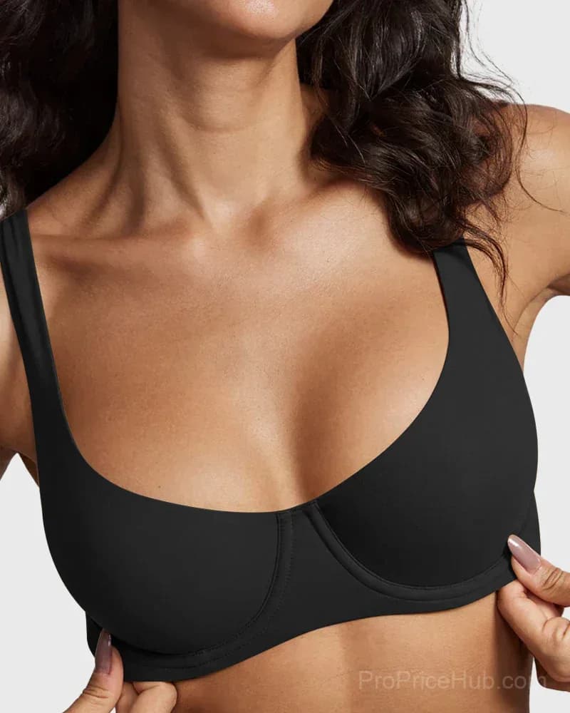 Underwire Support Seamless Unlined Balconette Bra - View 11