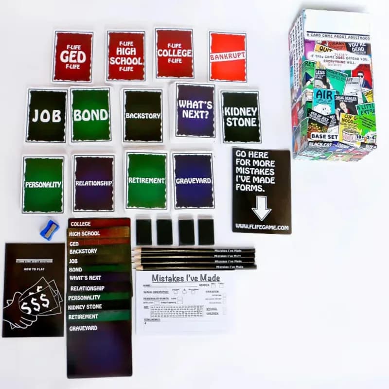 A Game About Adulthood Dark Humor Adult Card Game, 1 Pack - View 5