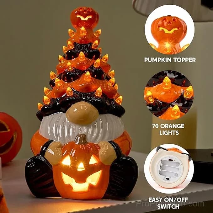 Lighted Halloween Dwarf Decoration for Home Decor - View 7