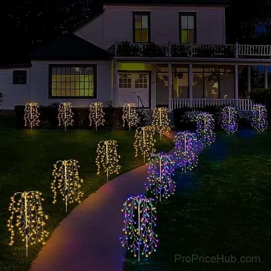 Solar Outdoor Garden Lights, 120 LEDs, IP55 Waterproof - View 4