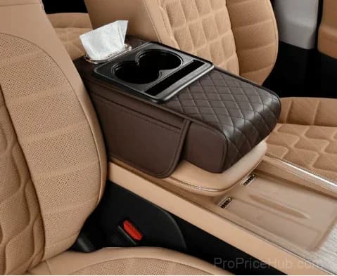Multifunctional PU Leather Car Armrest Box Mat - View 12