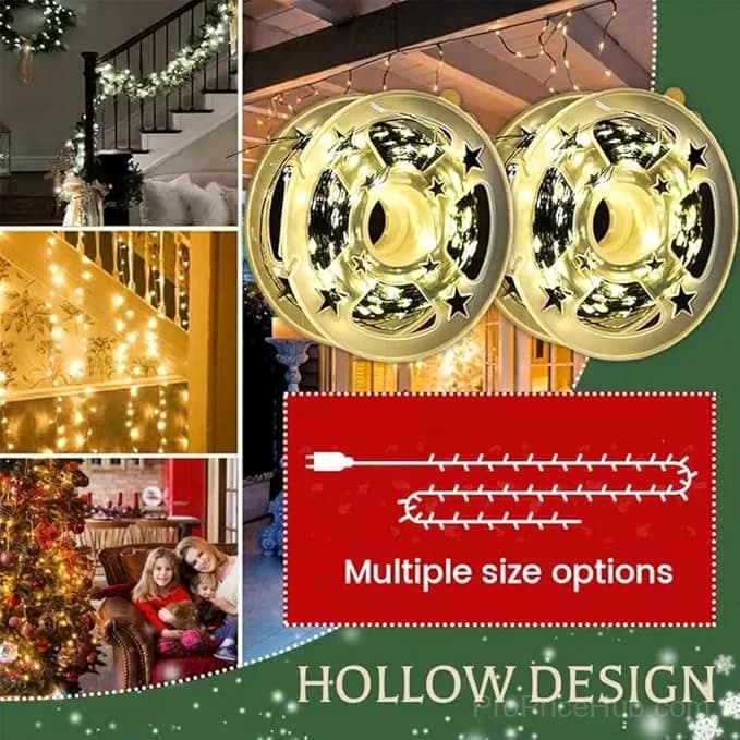 Copper Wire Firecracker String Lights, White, 29.5 ft, 300 Lights - View 9