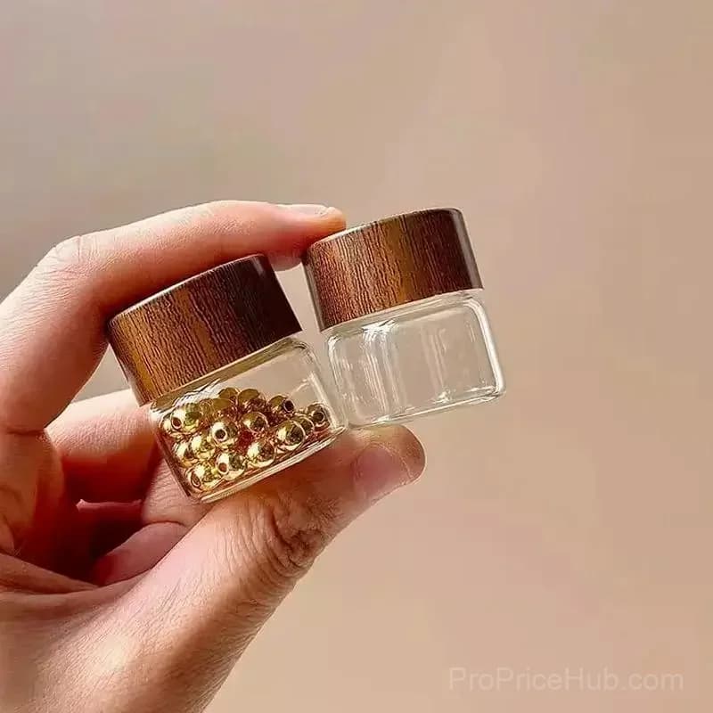 Portable Mini Glass Storage Jars for Organization - View 4