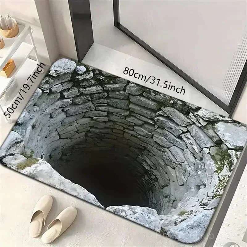 3D Optical Illusion Doormat - Endless Abyss Design - View 12