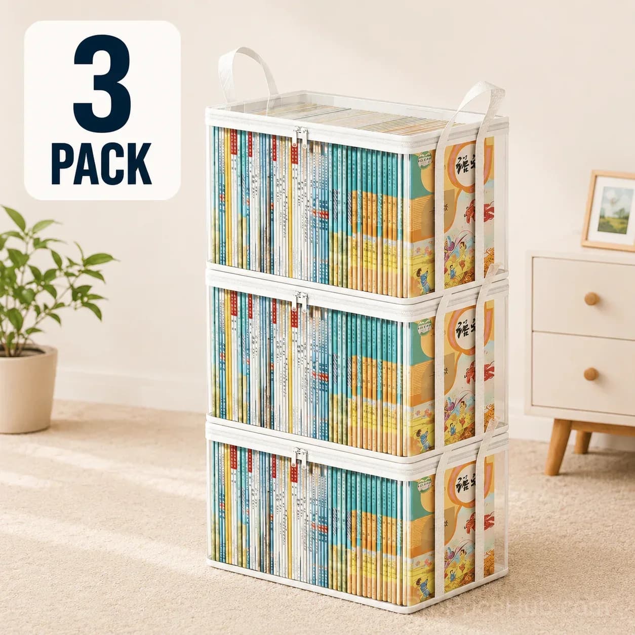 Large Clear Storage Box for Home Organization - View 20