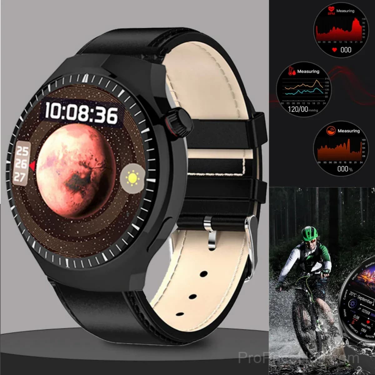 Watch4 Pro Steel Band Smartwatch with 24-Hour Health Check - View 22