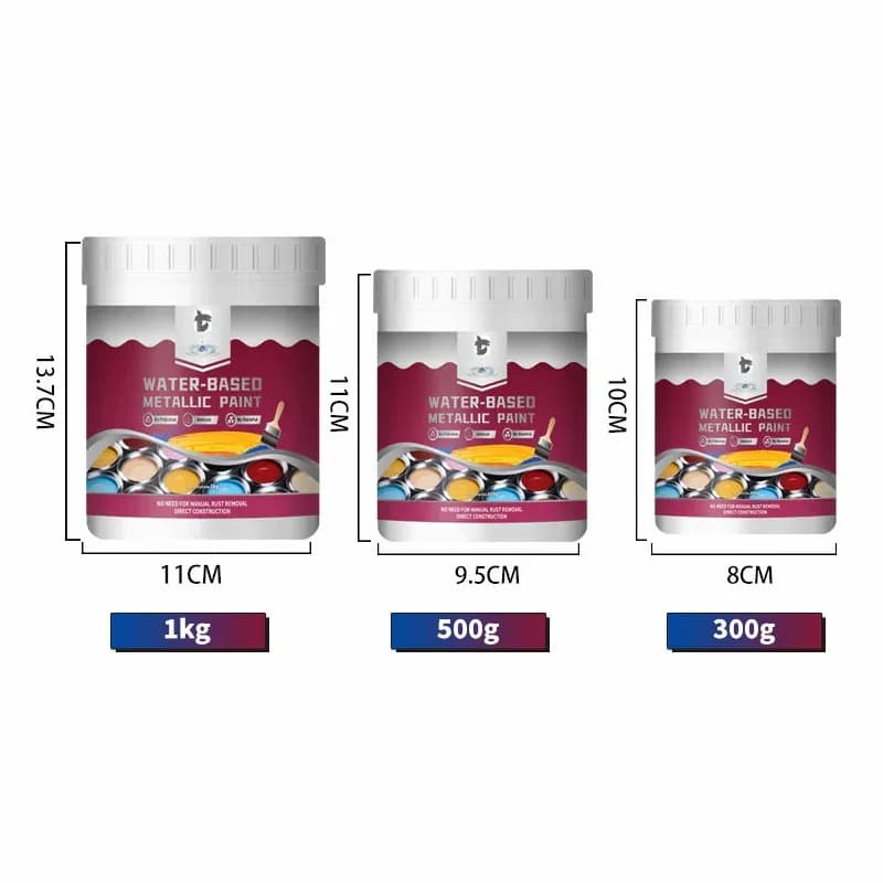 Rust Converter Metallic Paint – Stops Rust, No Sanding, No Fumes - View 9