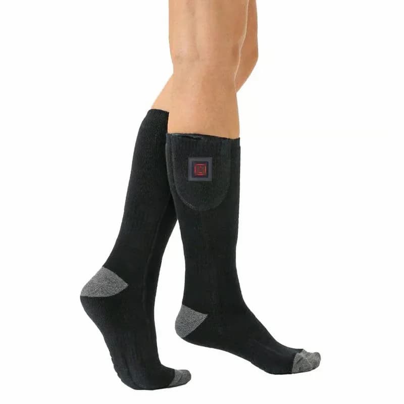 Adjustable Heated Socks, Black, Constant Temperature, 1 Pair - View 2