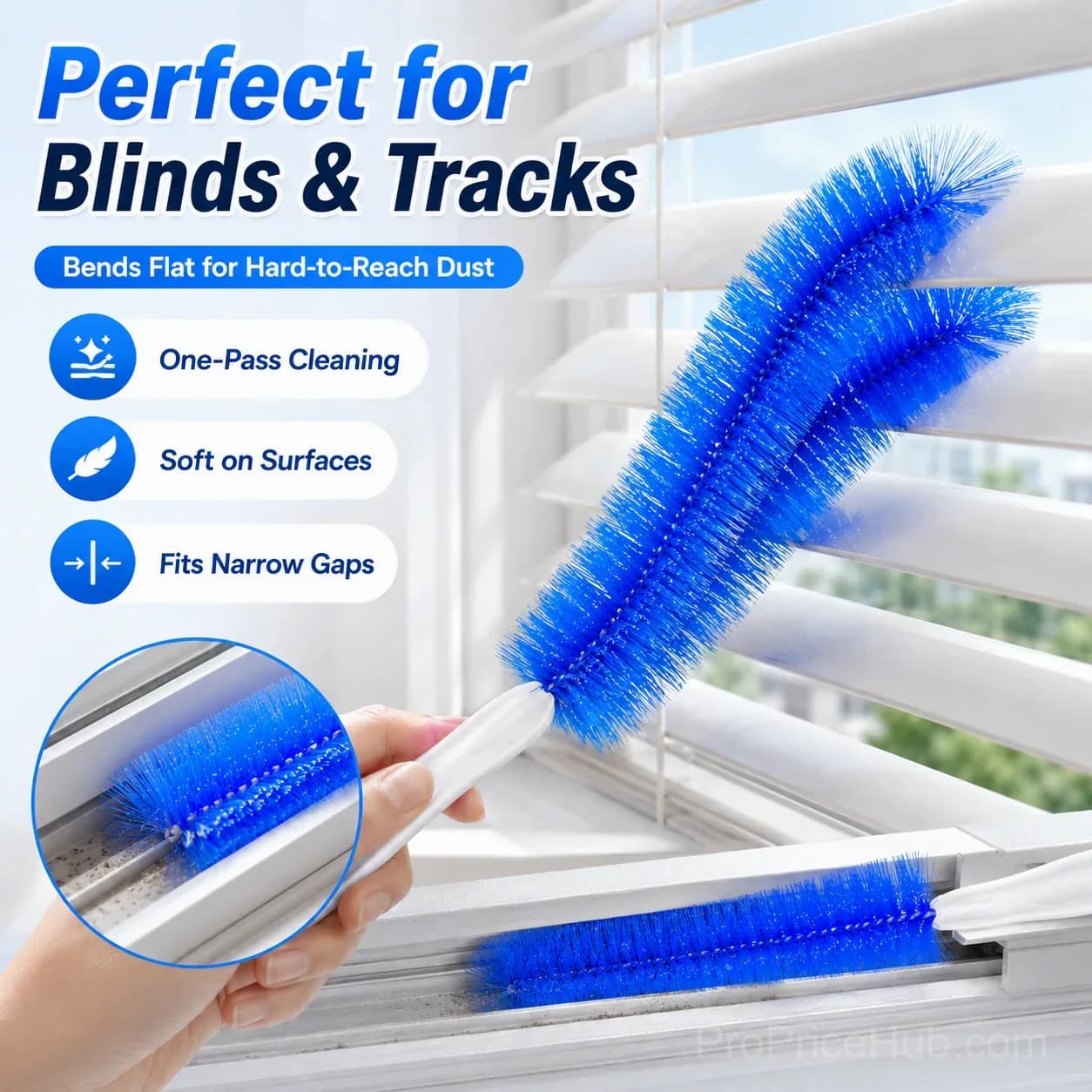 Washable Bendable Microfiber Duster for Ceiling Fans & Vents - View 5