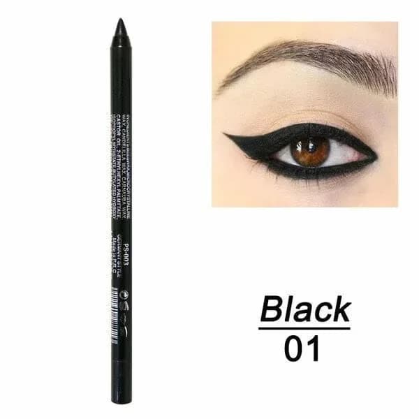Long-Lasting Waterproof Eyeliner Pencil, Shade 01 - Main