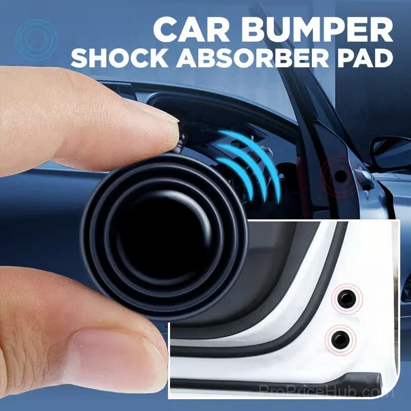 Car Door Bumper Protection Pads, Black, 8-Pack - View 2