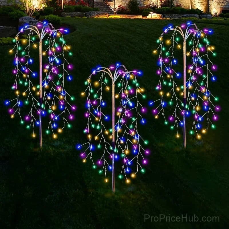Solar Outdoor Garden Lights, 120 LEDs, IP55 Waterproof - View 2