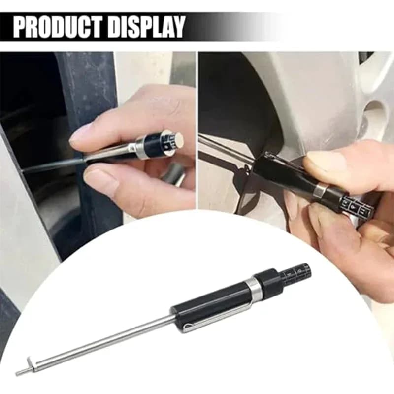 No-Tire-Removal Brake Pad Thickness Gauge - Quick Brake Check Tool - Alt
