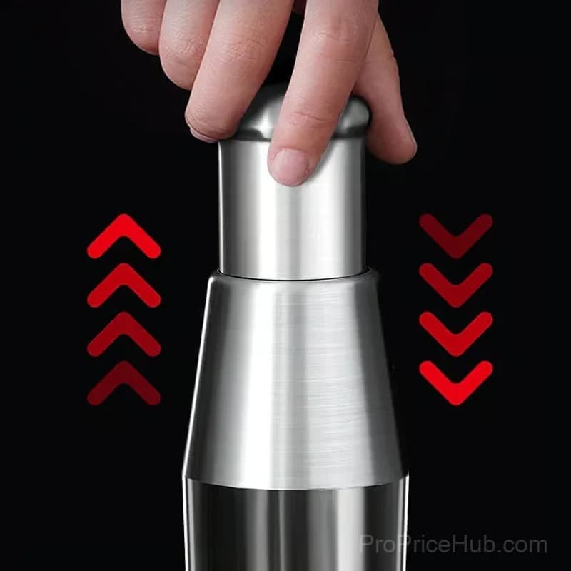 Black Stainless Steel Garlic Grinder Kitchen Tool - View 7