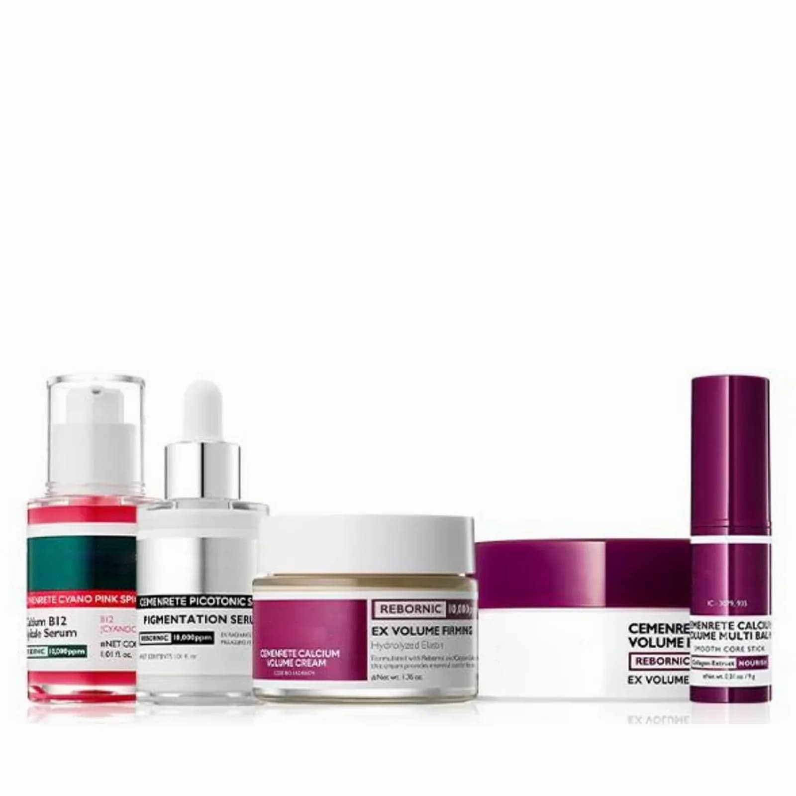 Calcium Collagen Skin Firming Set for Pores and Volume - Main