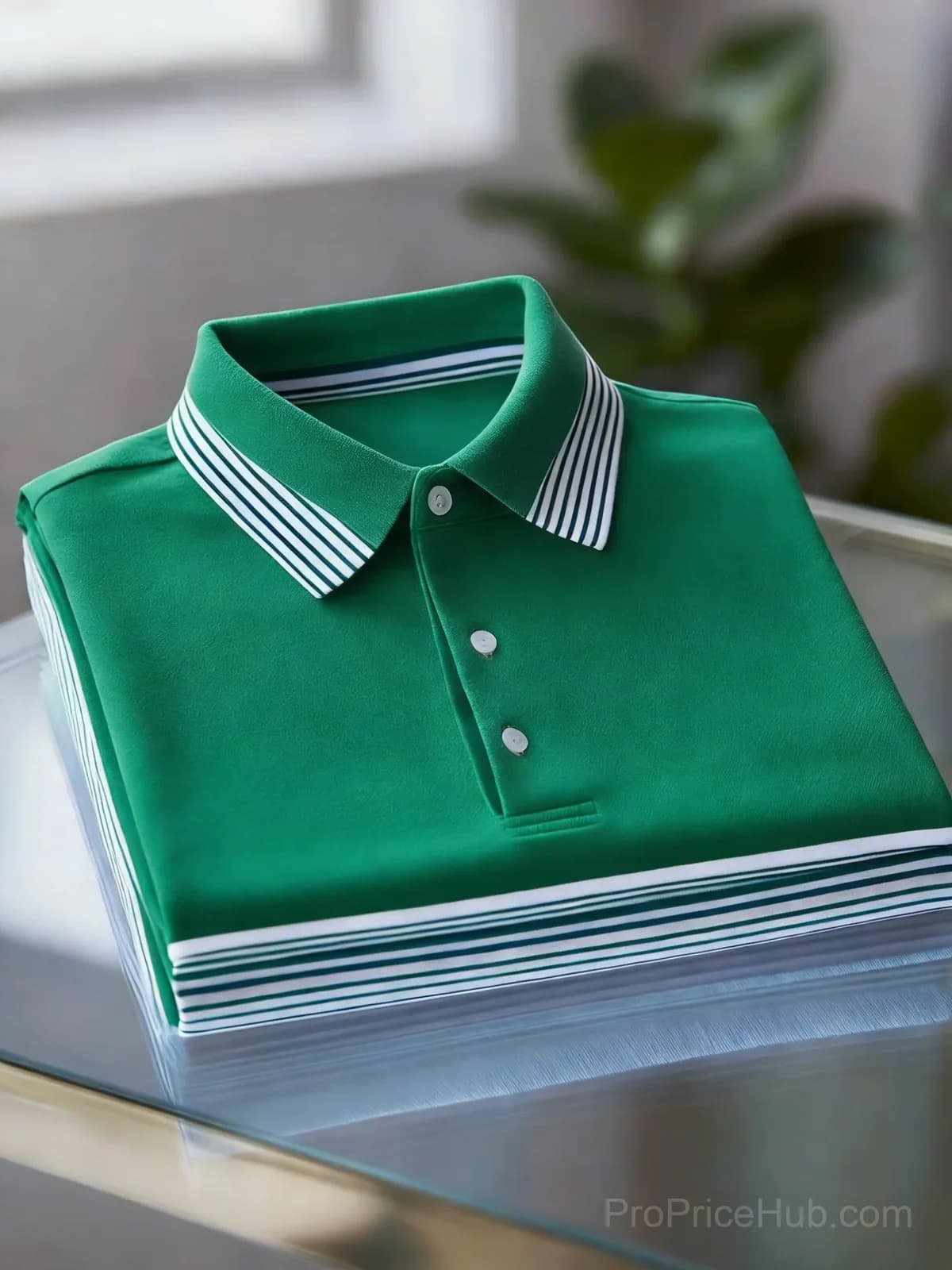Men's Business Casual Button Short Sleeve Polo Shirt - View 4