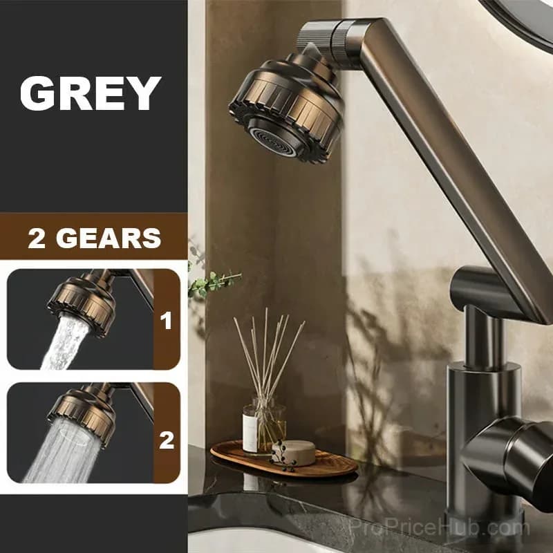 Grey 2-Mode Universal Hot and Cold Faucet Attachment - Main