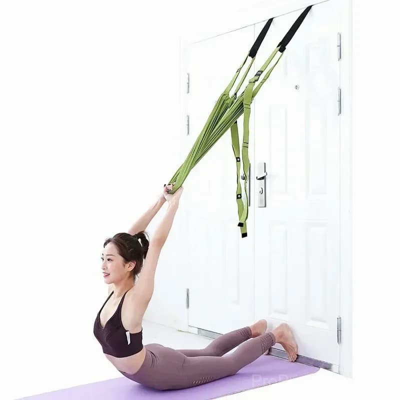 Purple Adjustable Aerial Yoga Rope for Adults and Children - View 4