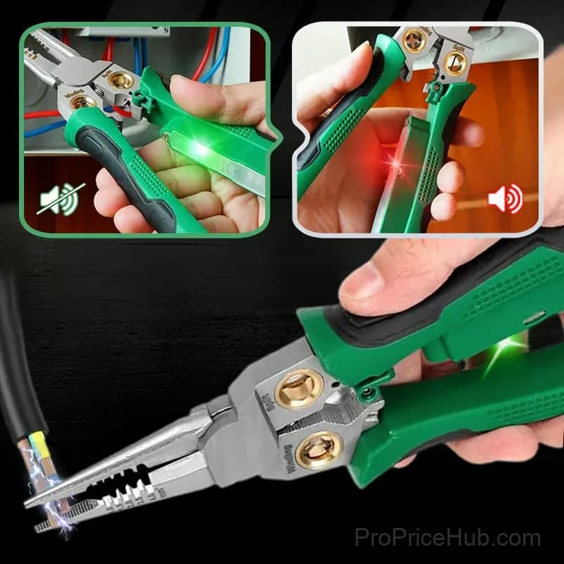 8-in-1 Multi-Function Wire Stripper Scissors with Electrical Tester - View 9