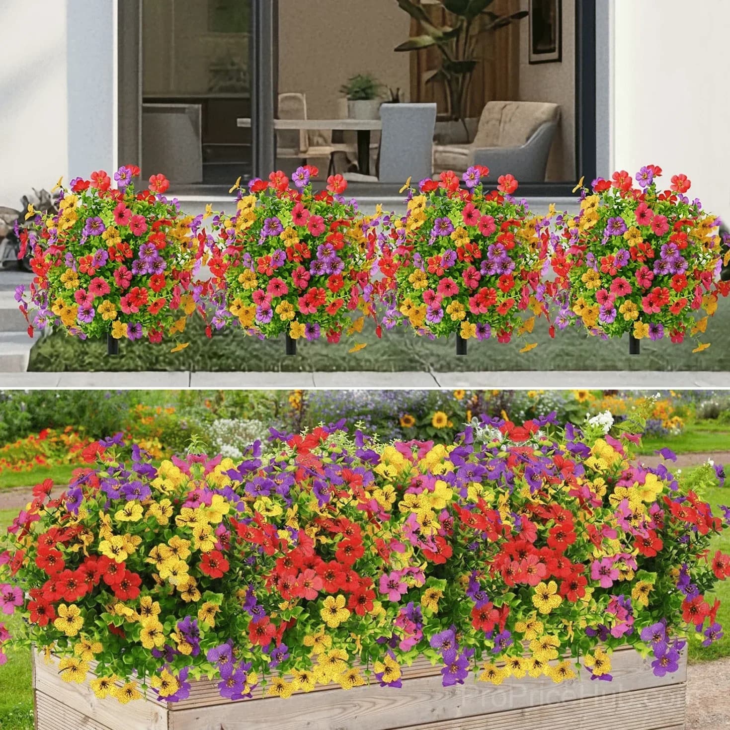 Outdoor/Indoor UV Resistant Waterproof Artificial Flower Decor - View 19