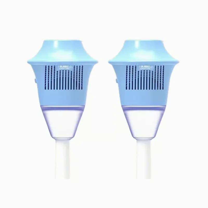 Kids Electric Bubble Maker, Street Lamp Design, Red - View 5