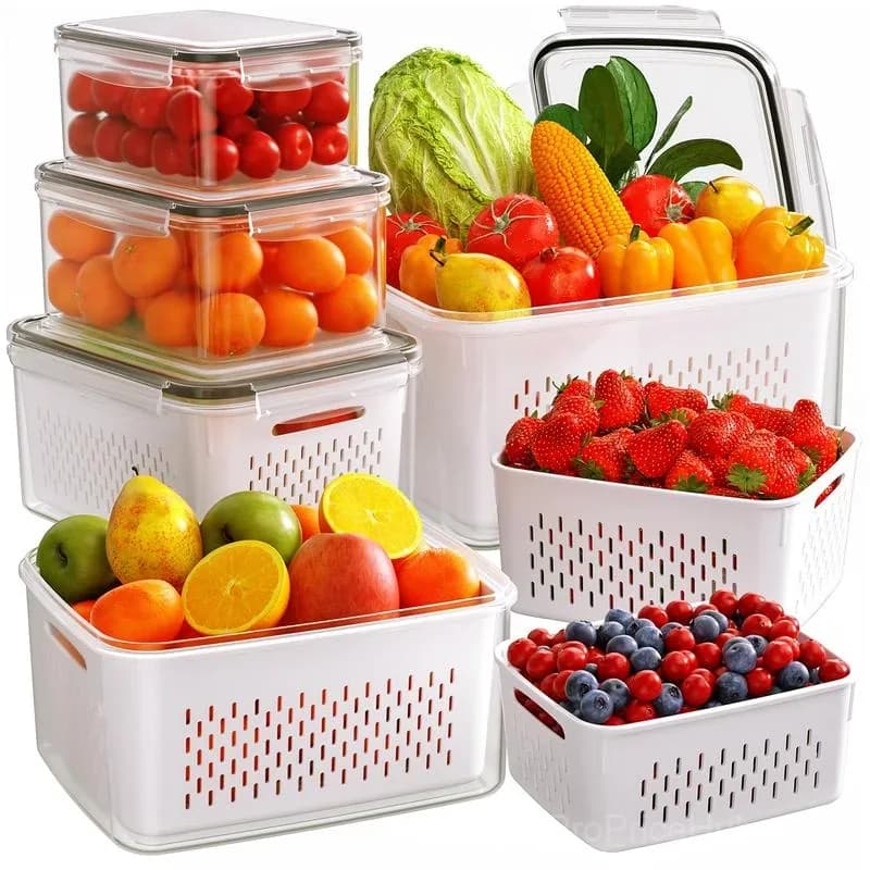 TroveHand Fruit & Vegetable Storage Box Set - View 4
