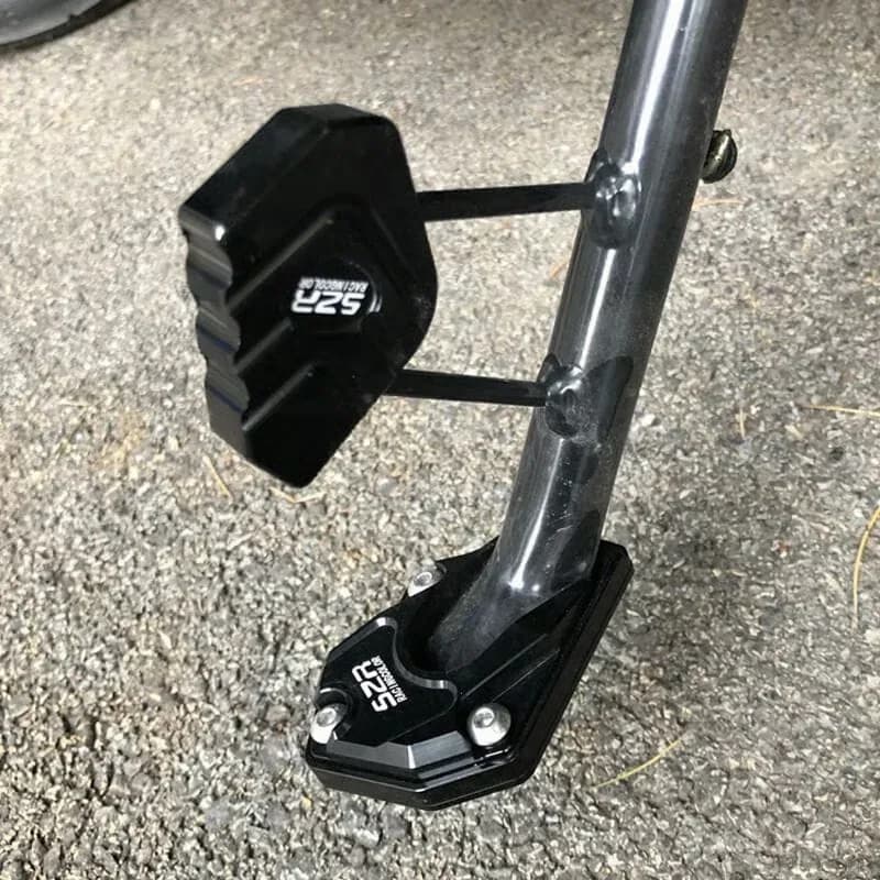Blue Motorcycle Kickstand Side Stand Foot Extension Pad - Main