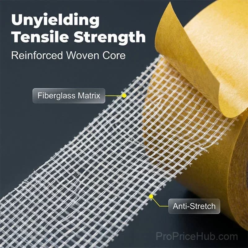 Heavy Duty Double Sided Mesh Tape – Strong Adhesive Mounting Tape for Home, Office & DIY - View 6