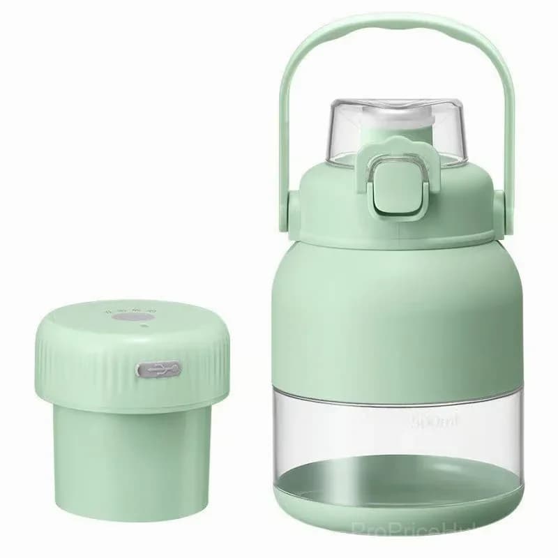 Light Green 1300 ml Wireless Portable Juicer Cup - Alt
