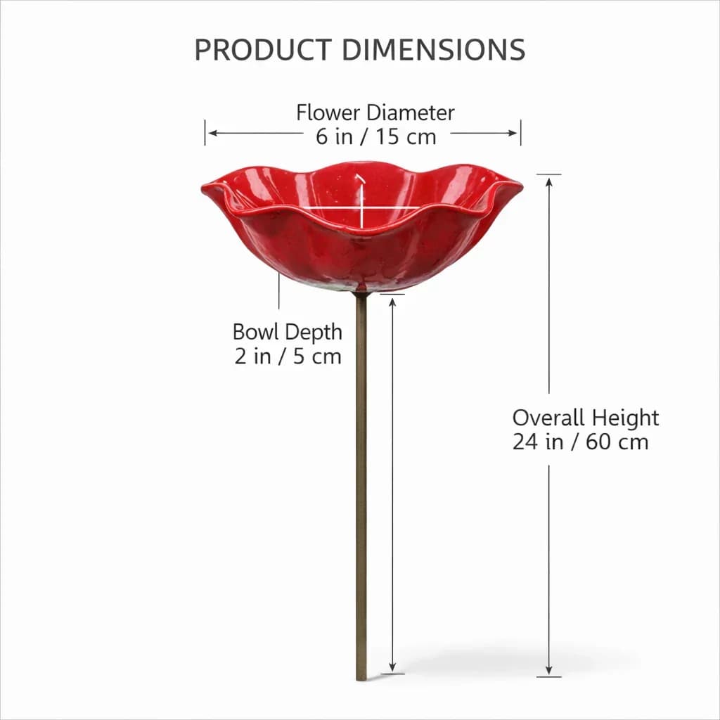 Handmade Metal Flower Garden Stake - Outdoor Garden Art - View 16