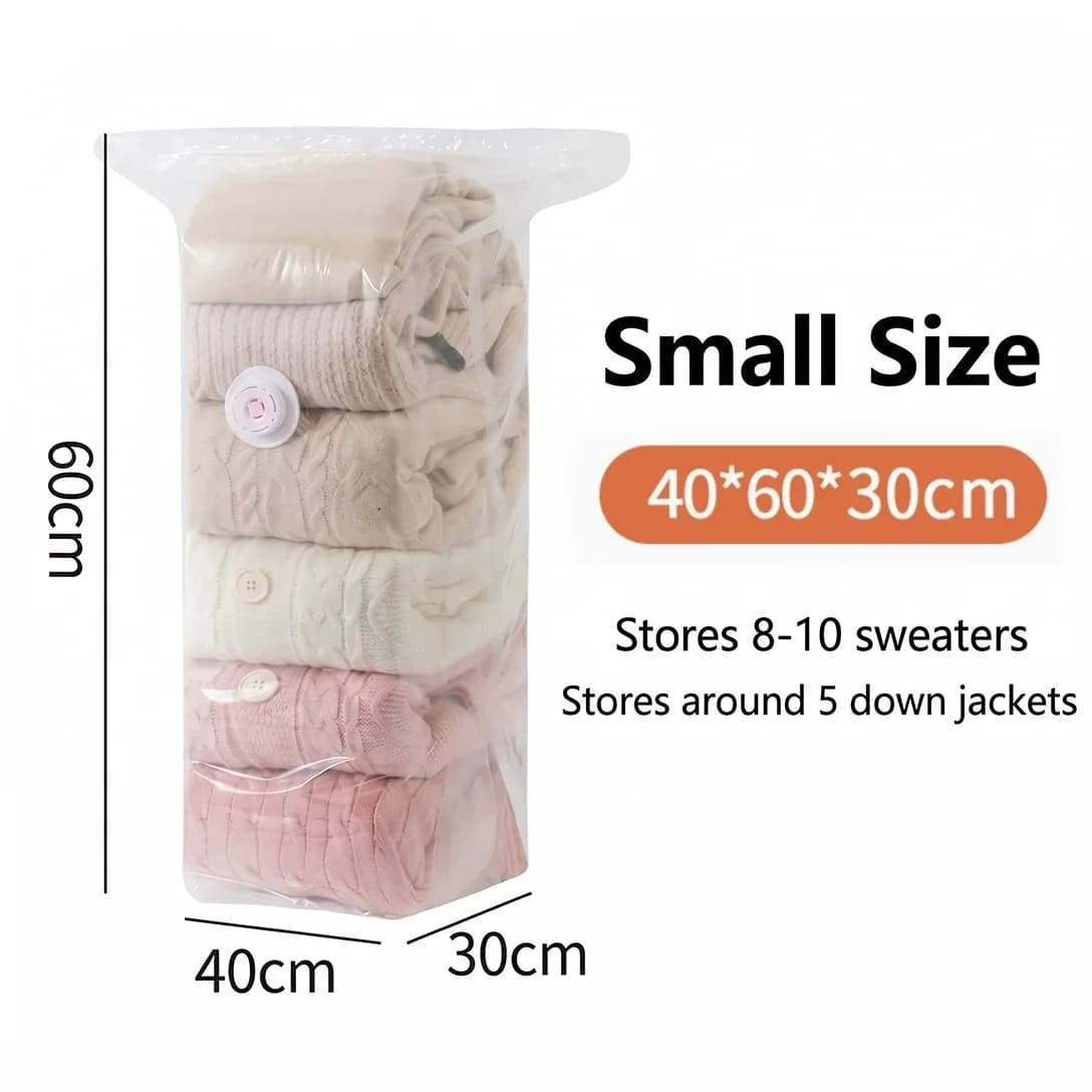 No-Pump Large Vacuum Storage Compression Bags - Main