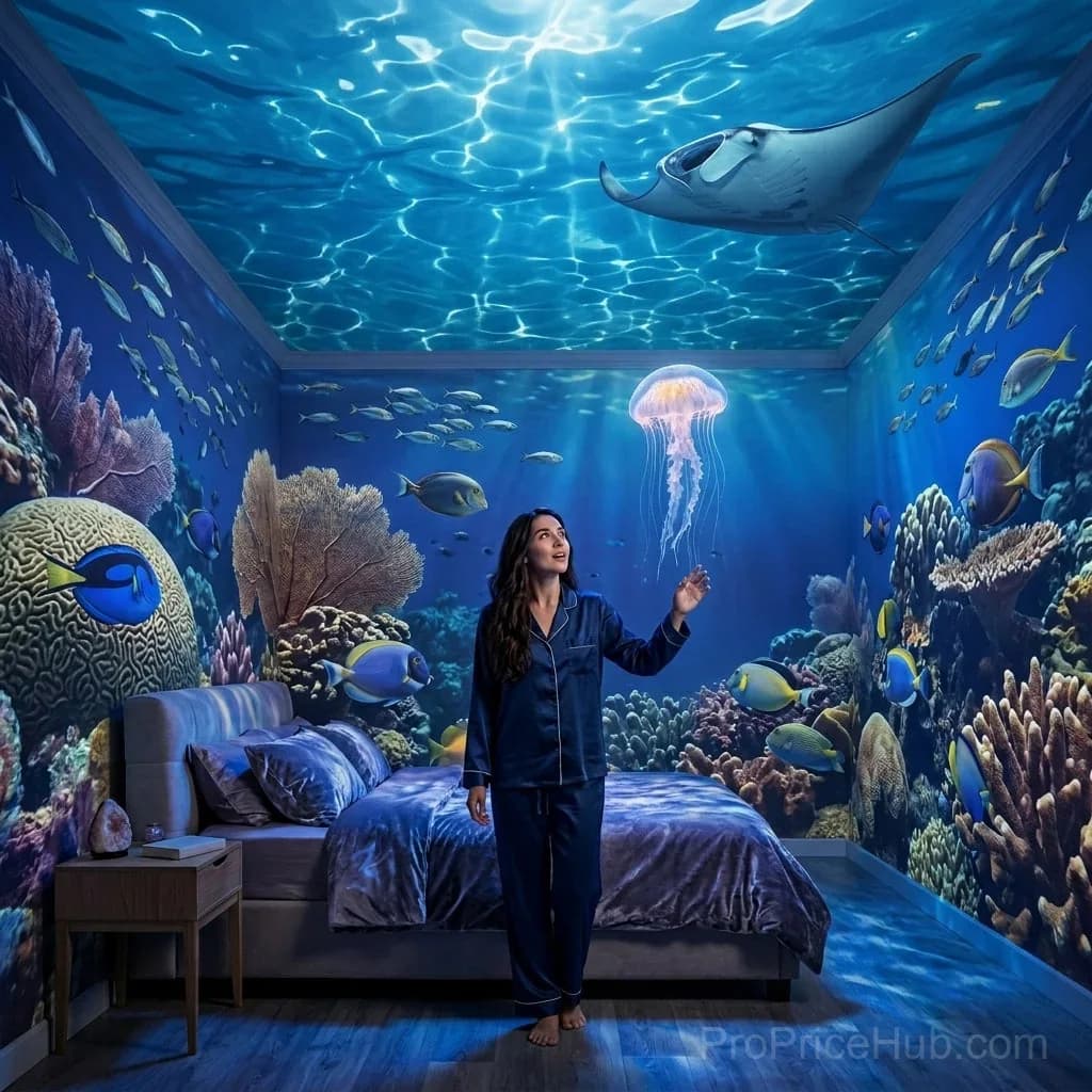 5D Galaxy Ocean Smart Projector Night Light for Bedroom & Car - View 10