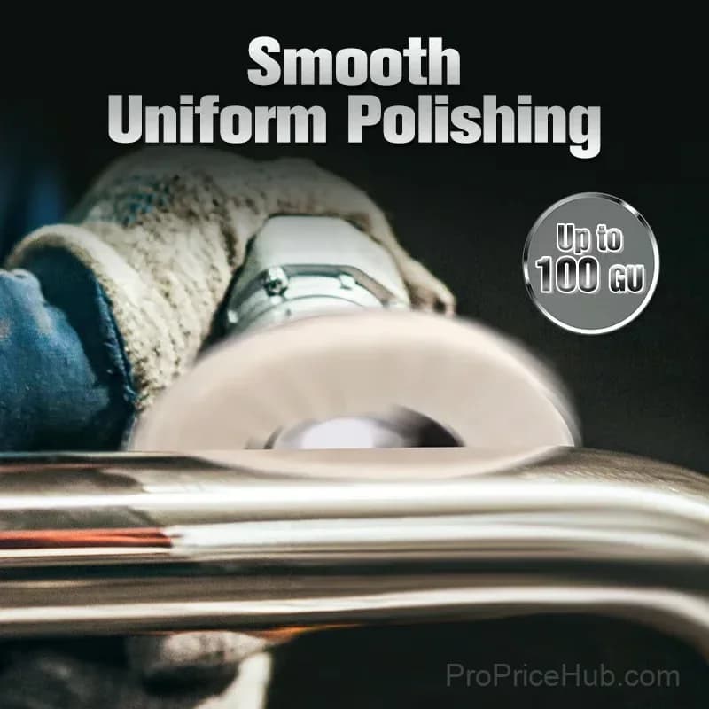 115mm Wool Felt Flap Polishing Discs, 2-Pack - Alt