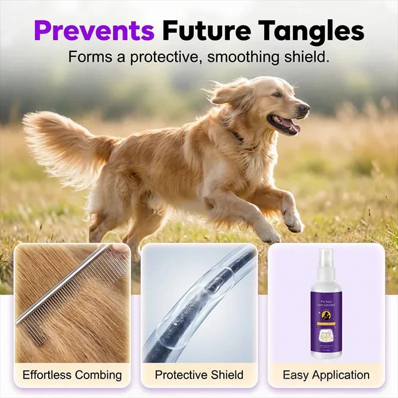 Pet Detangling Spray for Dogs & Cats - View 7