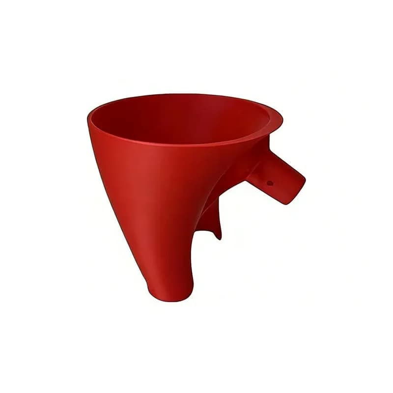 Flour Funnel for KitchenAid Stand Mixer, Red, 1 Pc - Main