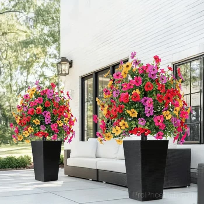 Outdoor/Indoor UV Resistant Waterproof Artificial Flower Decor - View 9