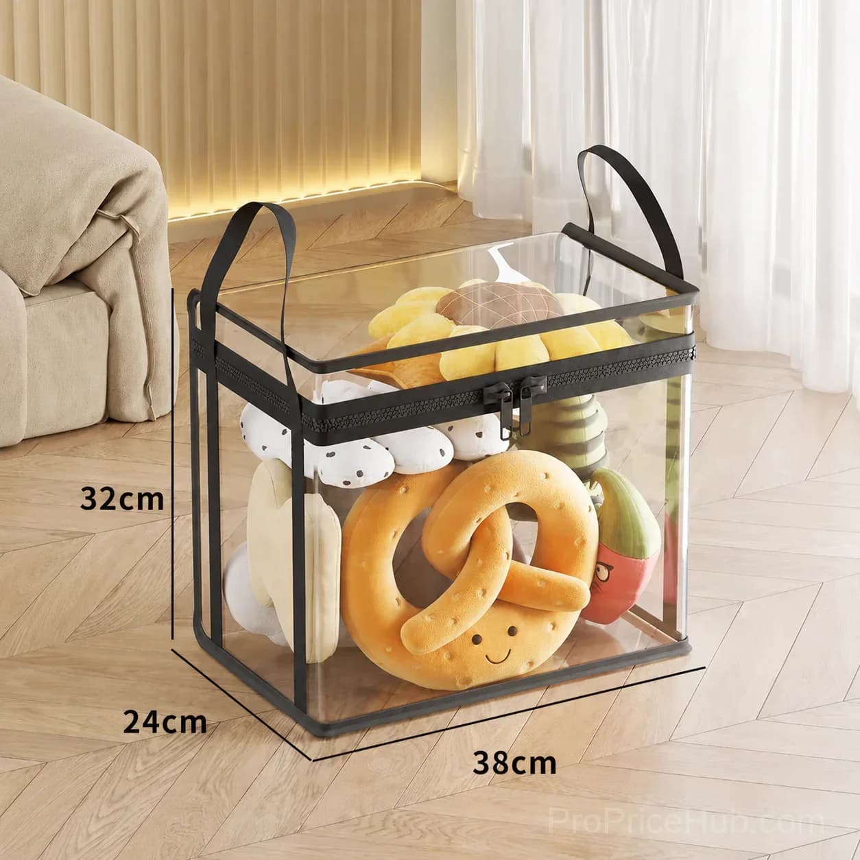 Large Clear Storage Box for Home Organization - View 18