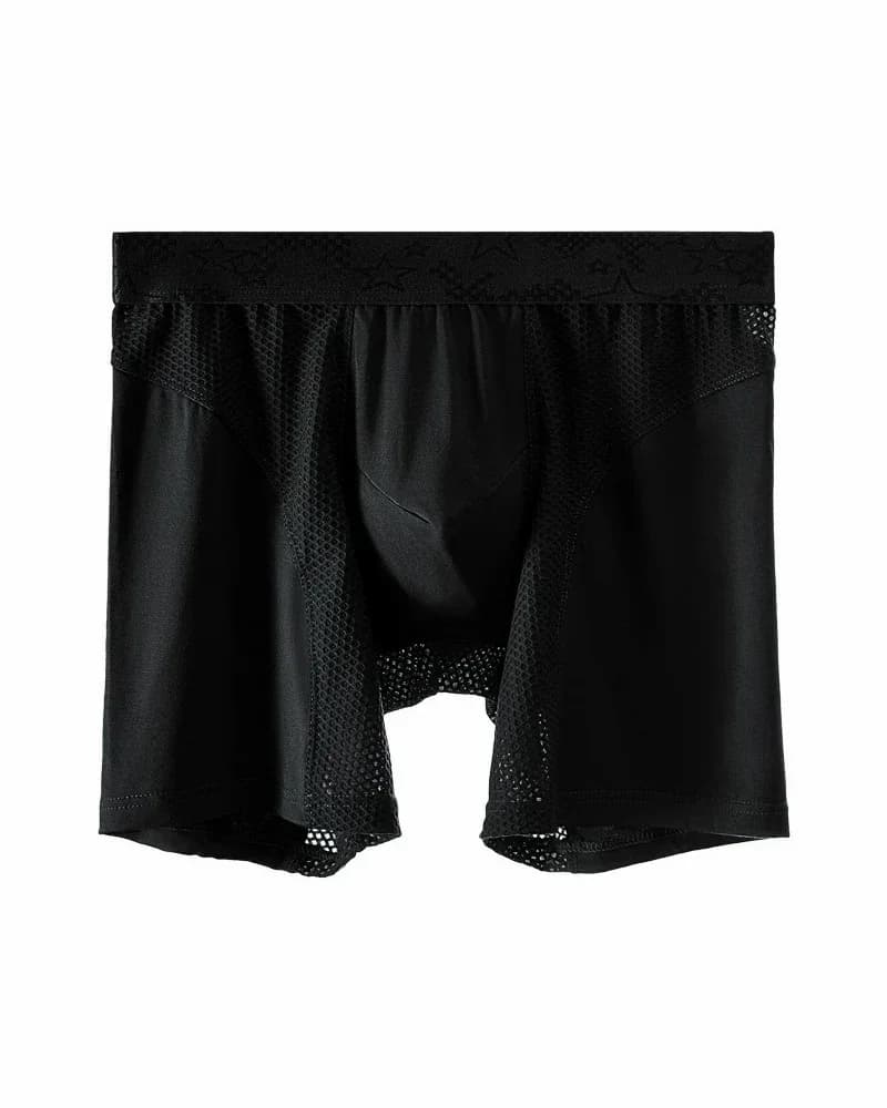 Men's Big & Tall Anti-Wear Long Leg Boxer Briefs (L-6XL) - Main