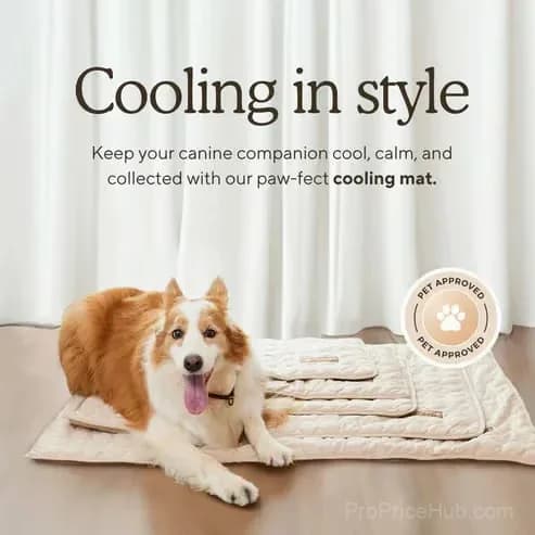 Pet Cooling Mat for Dogs and Cats, Blue XS 40 x 30 cm - View 6