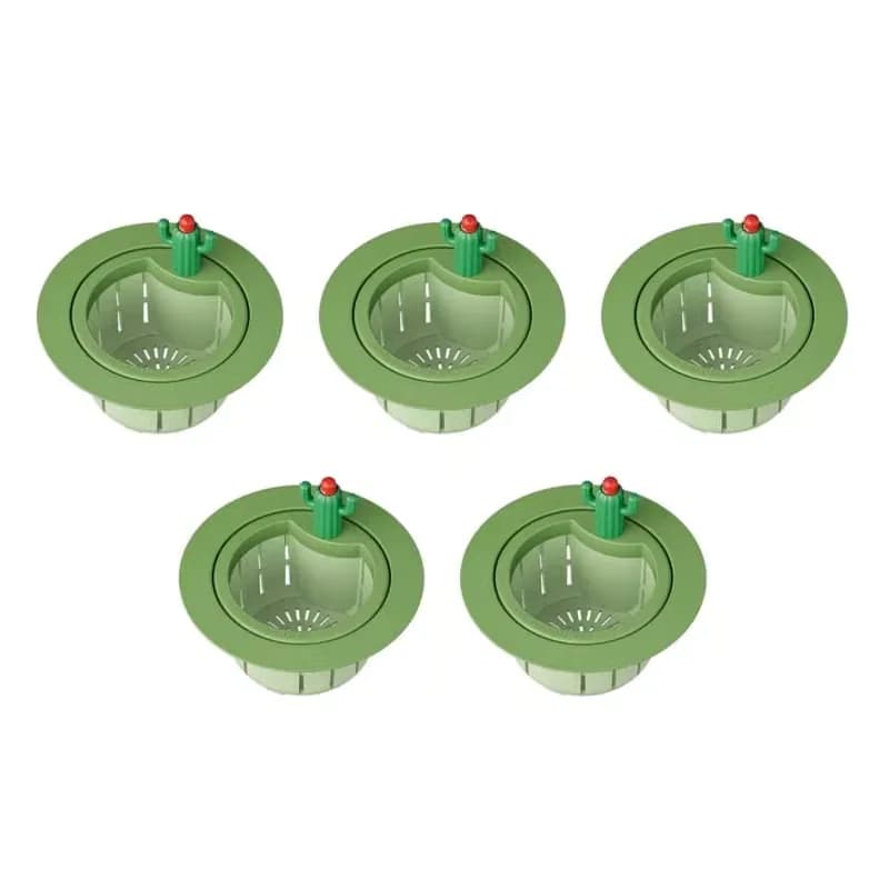 Cactus Kitchen Sink Strainer Basket, Green, Large - View 3