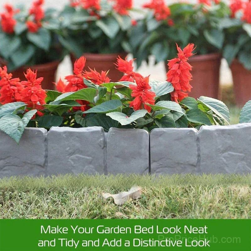 Imitation Stone Garden Fence - View 3