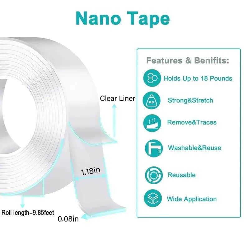 Heavy Duty Nano Double Sided Adhesive Tape - View 9